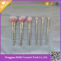 6pcs makeup brush set with hot Selling The shiny diamond shaped handle handle brush; new cosmetic brush