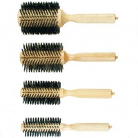 high quality round hair brush Bristle and nylon hair roller hairbrush