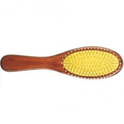 wooden paddle hair brush steel pin air cushion hair brush