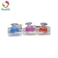 plastic Palm Scrub pot dish brush with wash up liquid soap dispenser